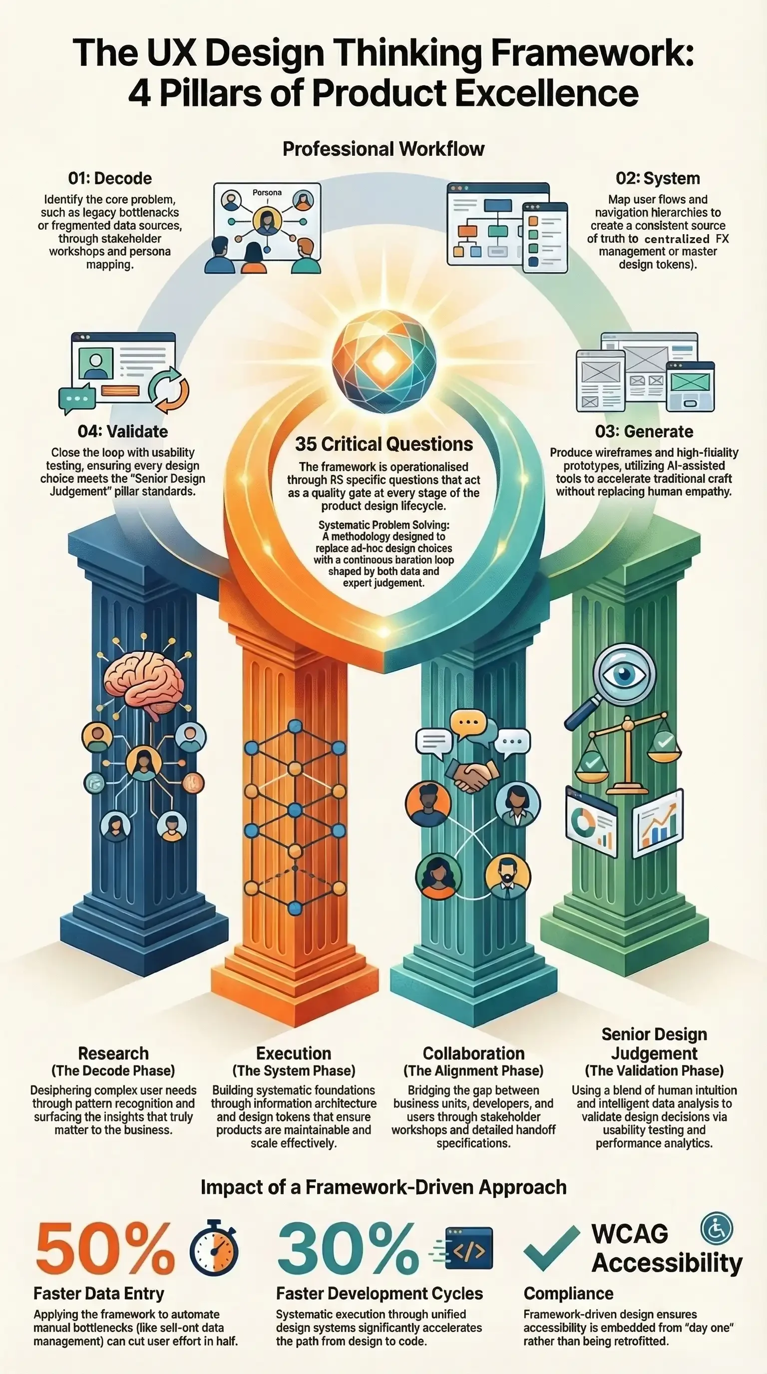 UX Design Thinking Conceptual Map